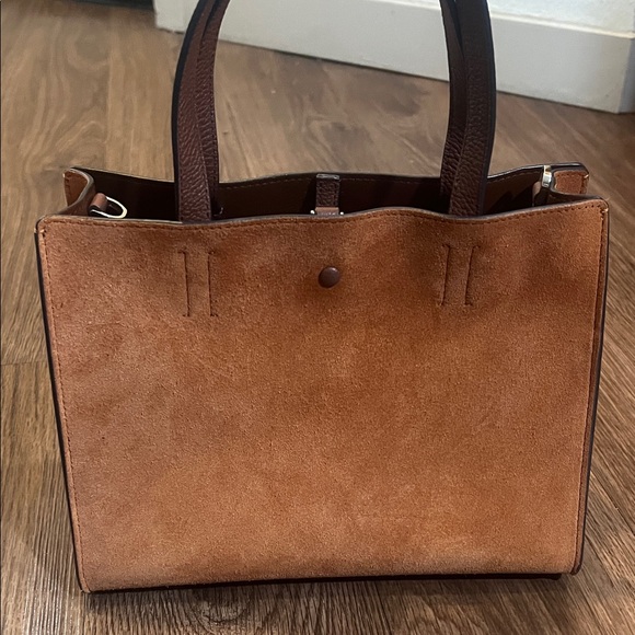 Kate Spade tan suede hand and croosbody bag - Picture 3 of 14